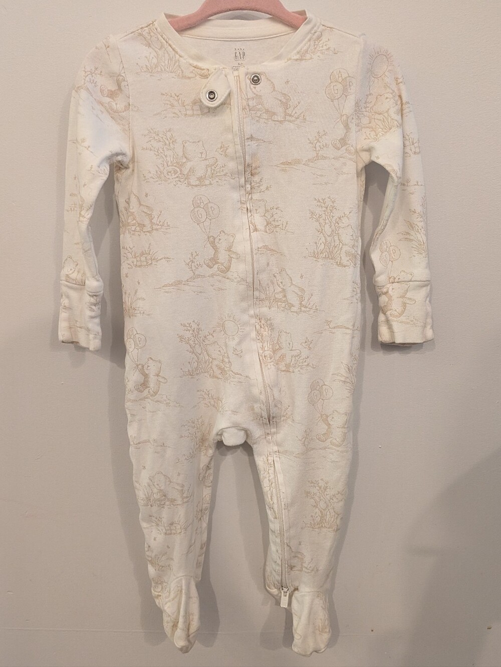 GAP Baby Brannan Bear Footed One-Piece